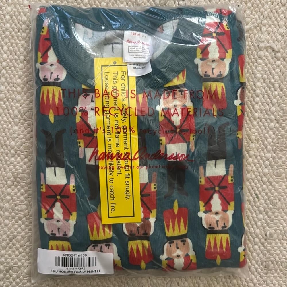 Hanna Anderson Nutcracker pajamas NEW